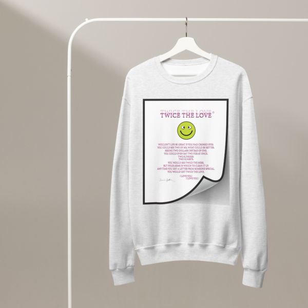 Twice The Love Crew neck sweatshirt - Image 7