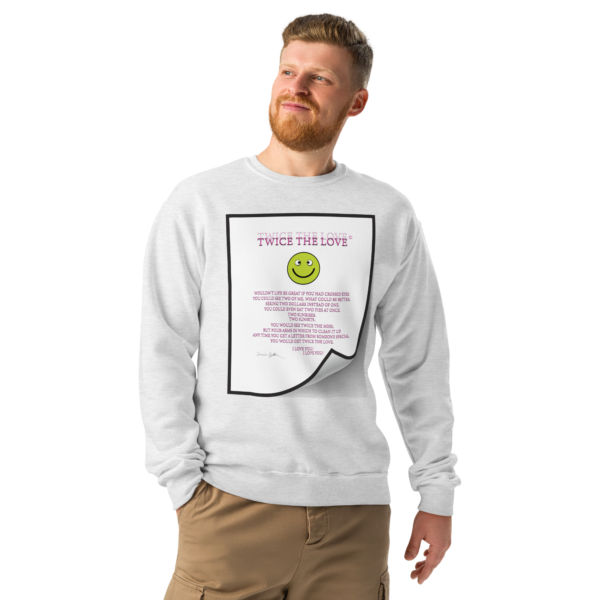 Twice The Love Crew neck sweatshirt - Image 10