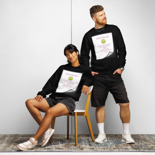 Twice The Love Crew neck sweatshirt - Image 5