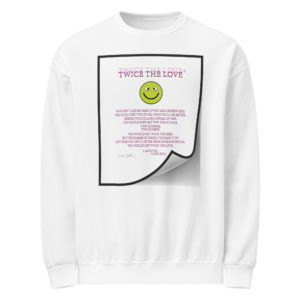 Twice The Love Crew neck sweatshirt