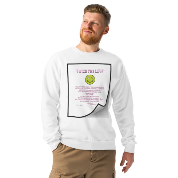 Twice The Love Crew neck sweatshirt - Image 2