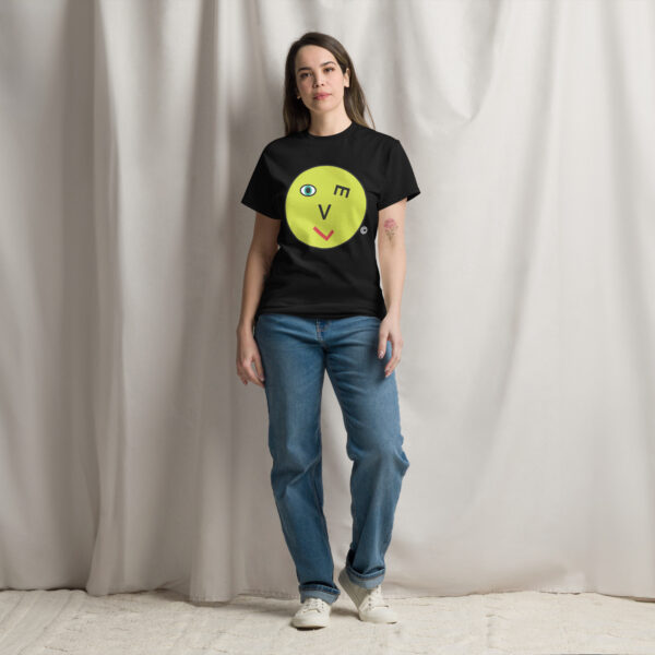 Love Smiley Face Unisex Classic Tee - Image 3