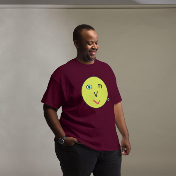 Love Smiley Face Unisex Classic Tee - Image 2