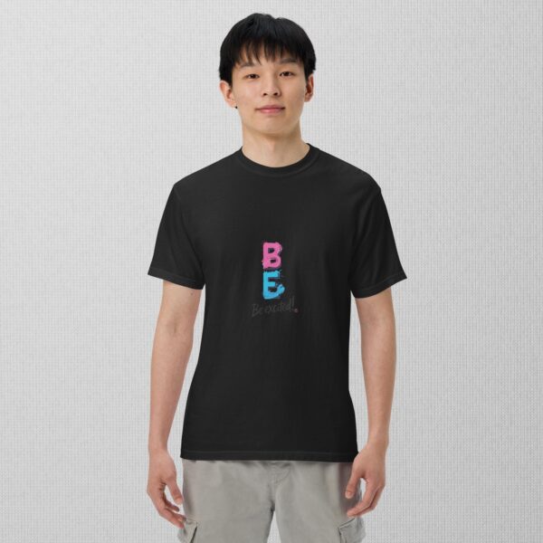 Be Excited Unisex garment-dyed heavyweight t-shirt - Image 2