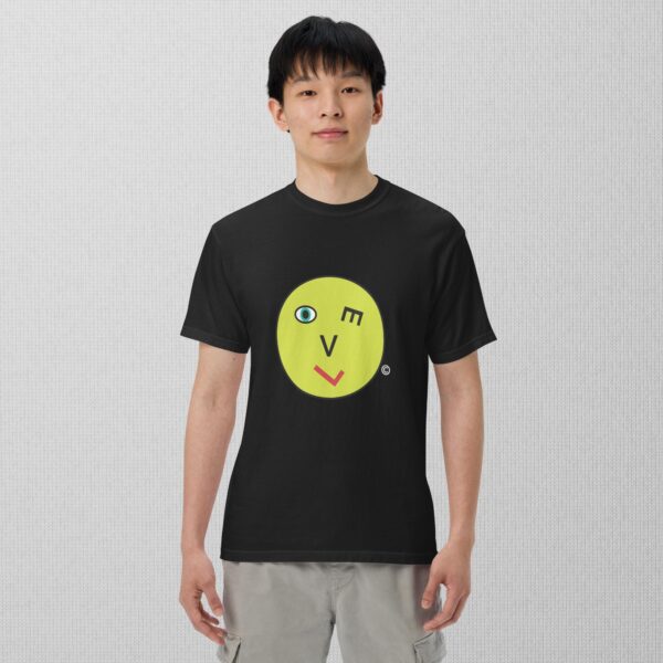 Love Smiley Face unisex garment-dyed heavyweight t-shirt - Image 2