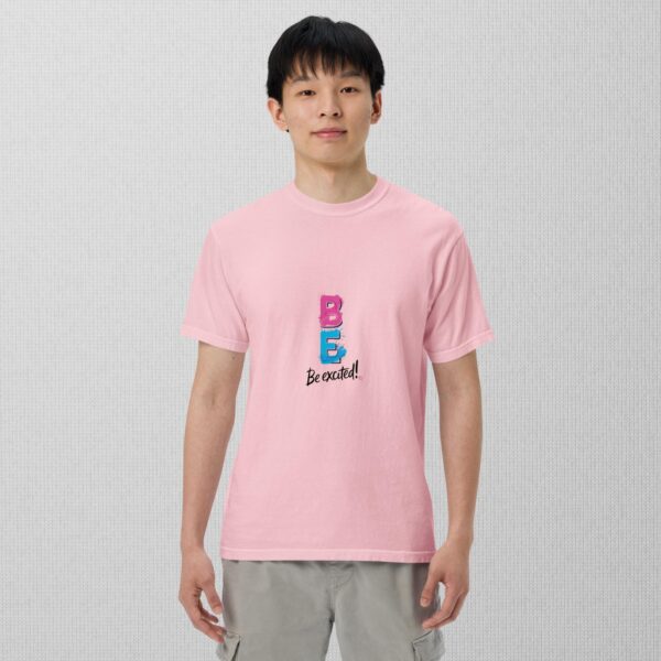 Be Excited Unisex garment-dyed heavyweight t-shirt - Image 7