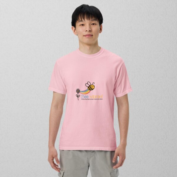 Bee Vibrant unisex garment-dyed heavyweight t-shirt - Image 7