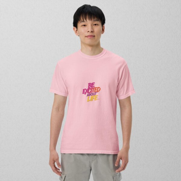 Be Excited About Life unisex garment-dyed heavyweight t-shirt - Image 7