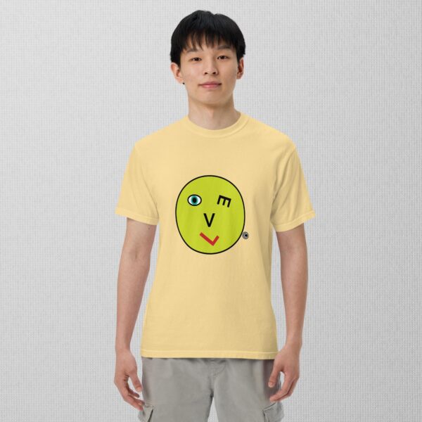 Love Smiley Face unisex garment-dyed heavyweight t-shirt - Image 5