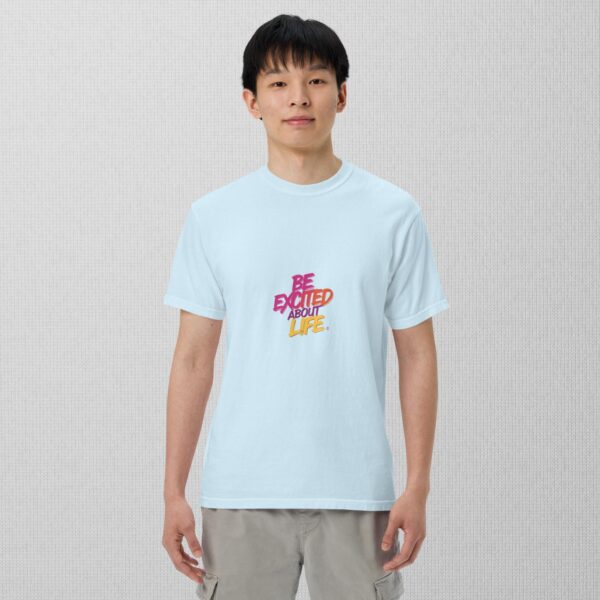 Be Excited About Life unisex garment-dyed heavyweight t-shirt - Image 8