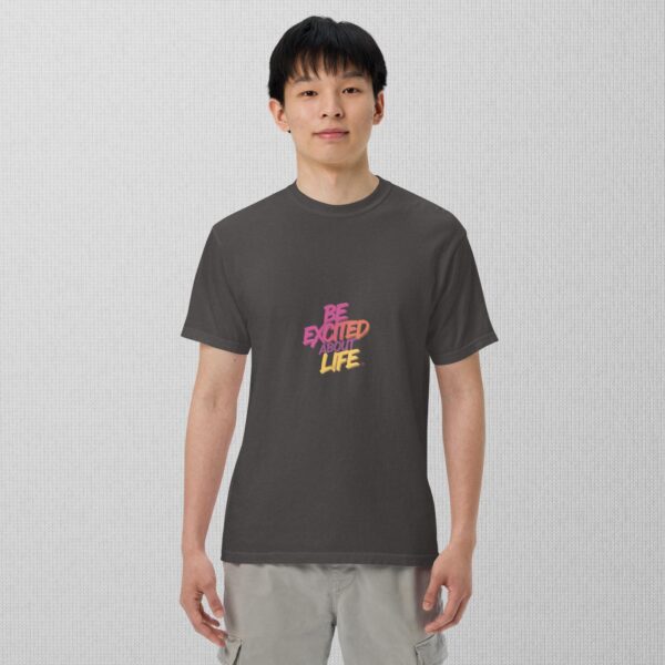 Be Excited About Life unisex garment-dyed heavyweight t-shirt - Image 12