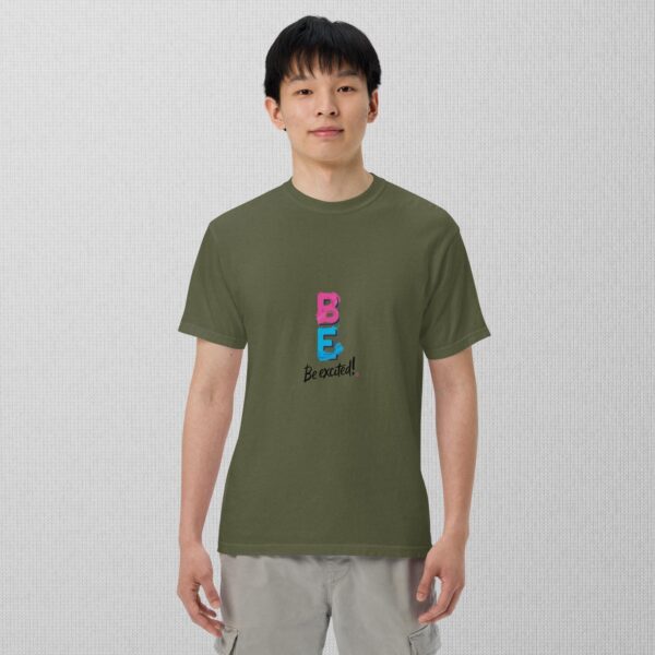 Be Excited Unisex garment-dyed heavyweight t-shirt - Image 20