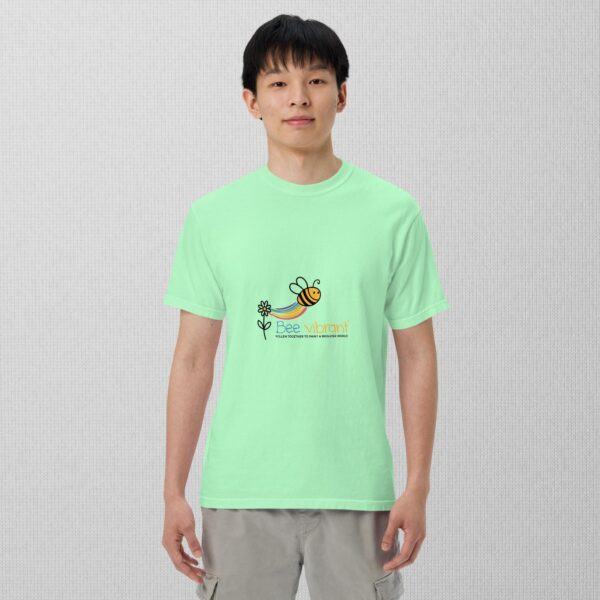 Bee Vibrant unisex garment-dyed heavyweight t-shirt - Image 14