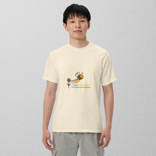 Bee Vibrant unisex garment-dyed heavyweight t-shirt - Image 6