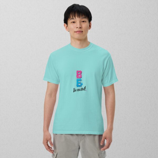 Be Excited Unisex garment-dyed heavyweight t-shirt - Image 10