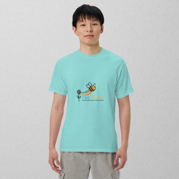 Bee Vibrant unisex garment-dyed heavyweight t-shirt - Image 10