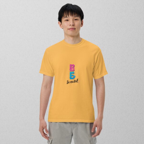 Be Excited Unisex garment-dyed heavyweight t-shirt - Image 16