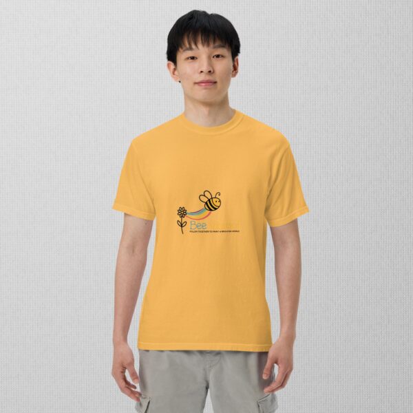 Bee Vibrant unisex garment-dyed heavyweight t-shirt - Image 16