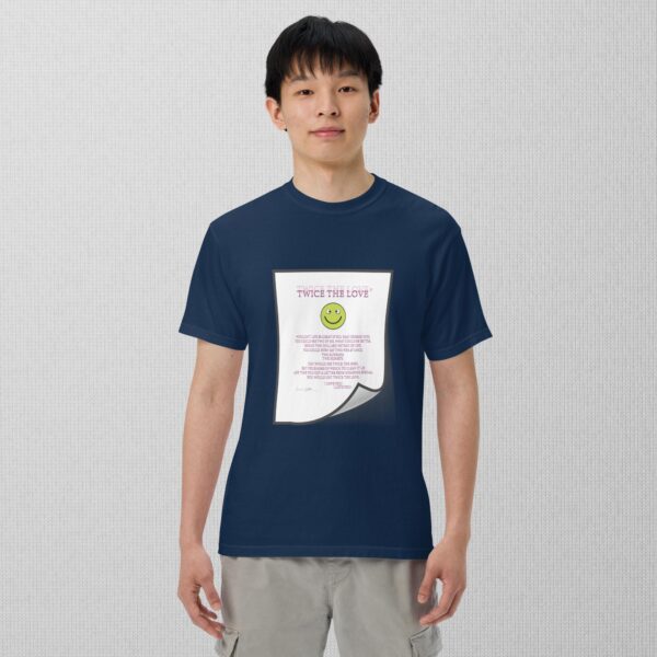 Twice The Love Unisex garment-dyed heavyweight t-shirt - Image 17
