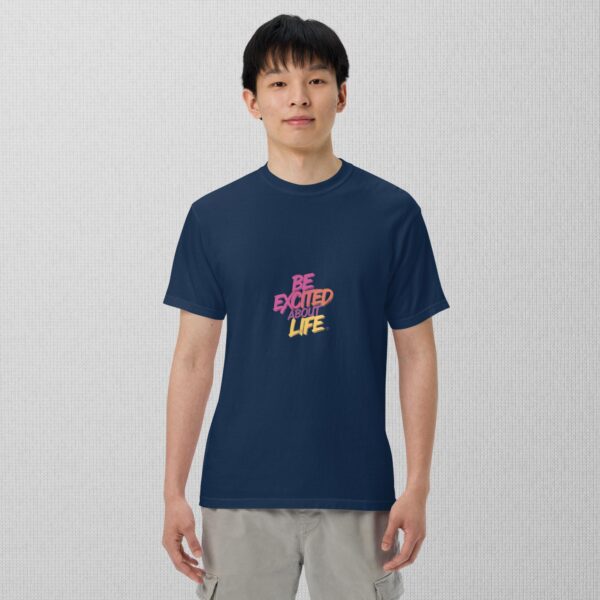 Be Excited About Life unisex garment-dyed heavyweight t-shirt - Image 17