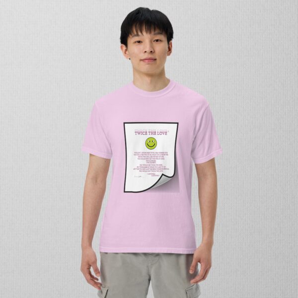 Twice The Love Unisex garment-dyed heavyweight t-shirt - Image 11