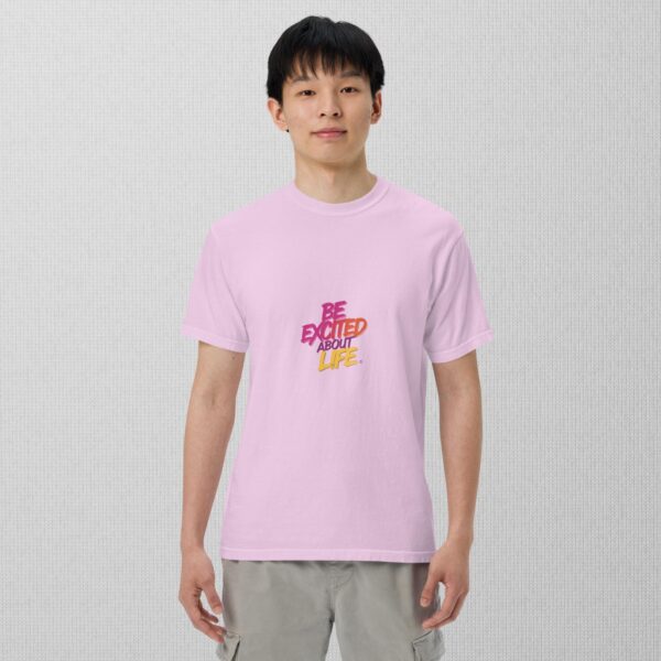 Be Excited About Life unisex garment-dyed heavyweight t-shirt - Image 11