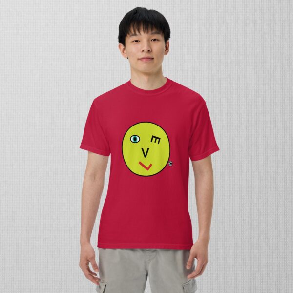 Love Smiley Face unisex garment-dyed heavyweight t-shirt - Image 3