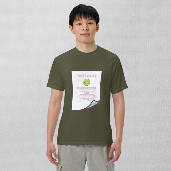 Twice The Love Unisex garment-dyed heavyweight t-shirt - Image 18