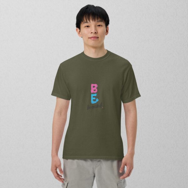 Be Excited Unisex garment-dyed heavyweight t-shirt - Image 18