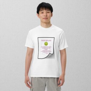 Twice The Love Unisex garment-dyed heavyweight t-shirt