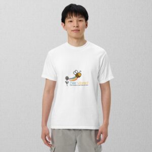 Bee Vibrant unisex garment-dyed heavyweight t-shirt