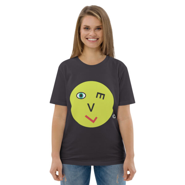 Love Smiley Face | Unisex organic cotton t-shirt - Image 37