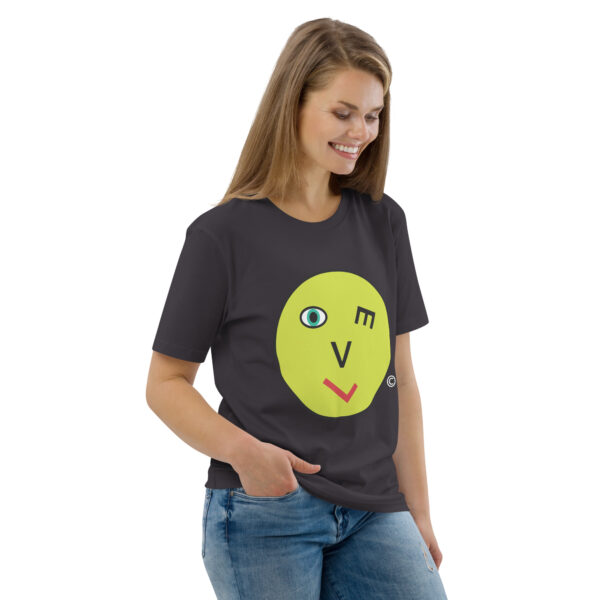 Love Smiley Face | Unisex organic cotton t-shirt - Image 42