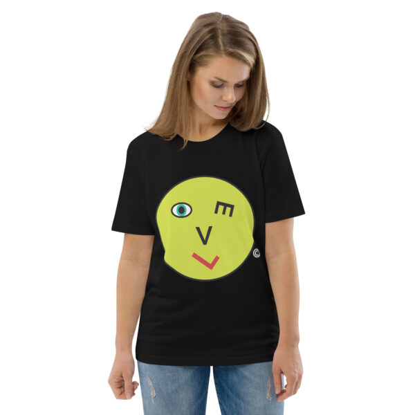 Love Smiley Face | Unisex organic cotton t-shirt - Image 6