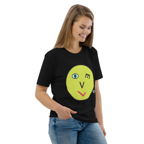 Love Smiley Face | Unisex organic cotton t-shirt - Image 10