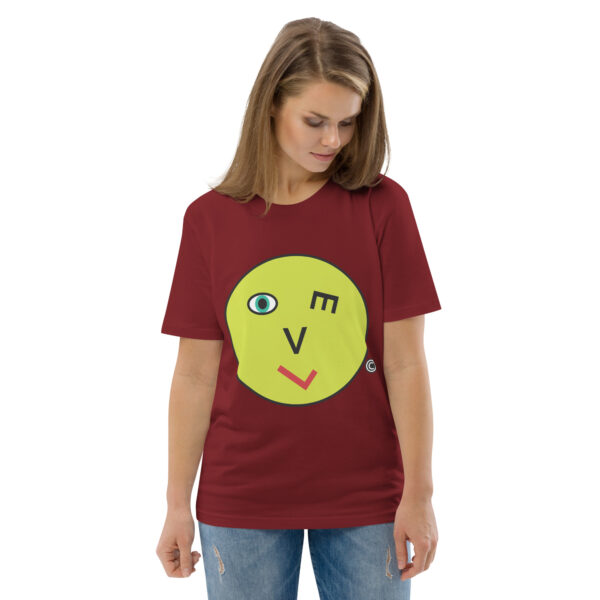 Love Smiley Face | Unisex organic cotton t-shirt - Image 30