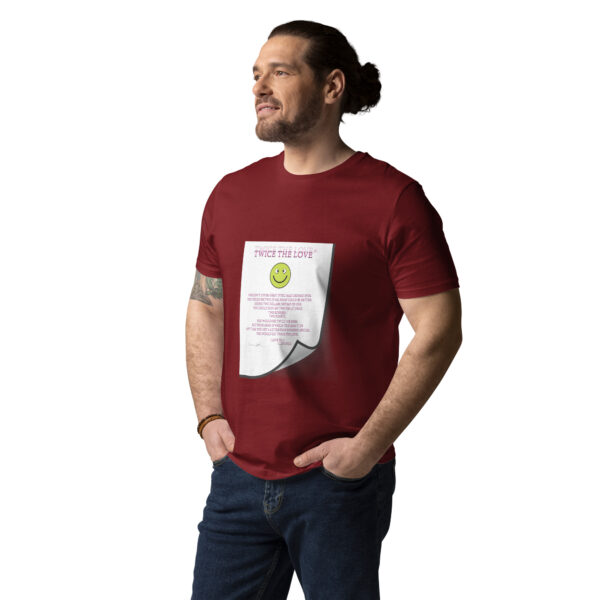 Twice The Love organic cotton t-shirt Unisex - Image 15