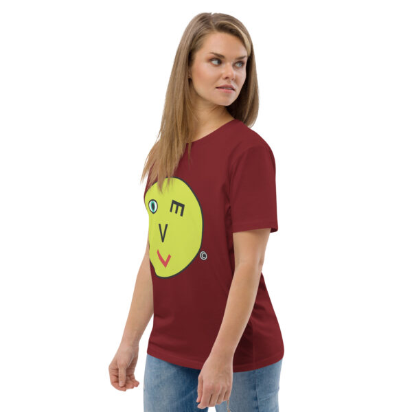 Love Smiley Face | Unisex organic cotton t-shirt - Image 33