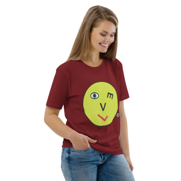 Love Smiley Face | Unisex organic cotton t-shirt - Image 34