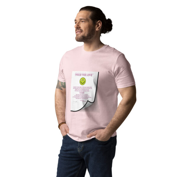 Twice The Love organic cotton t-shirt Unisex - Image 42
