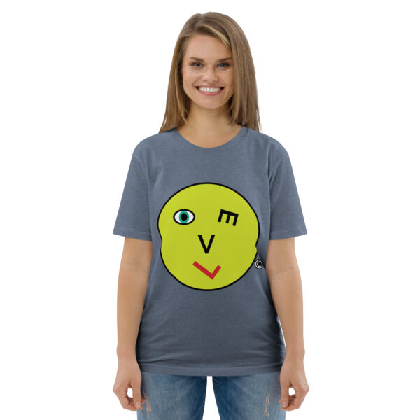 Love Smiley Face | Unisex organic cotton t-shirt - Image 69