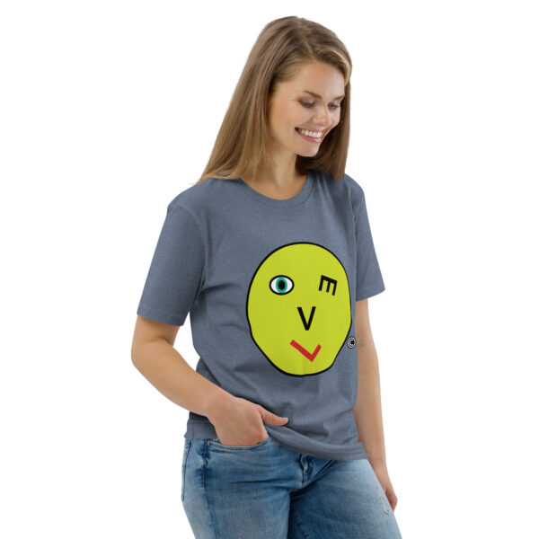 Love Smiley Face | Unisex organic cotton t-shirt - Image 74