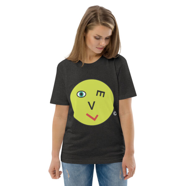 Love Smiley Face | Unisex organic cotton t-shirt - Image 22