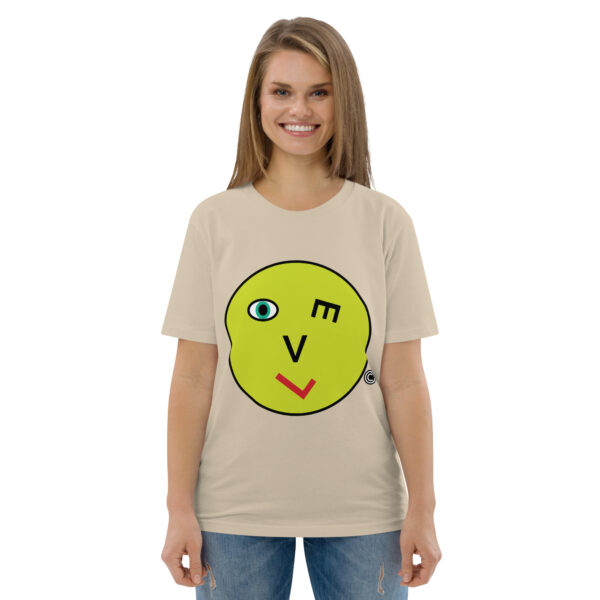 Love Smiley Face | Unisex organic cotton t-shirt - Image 85