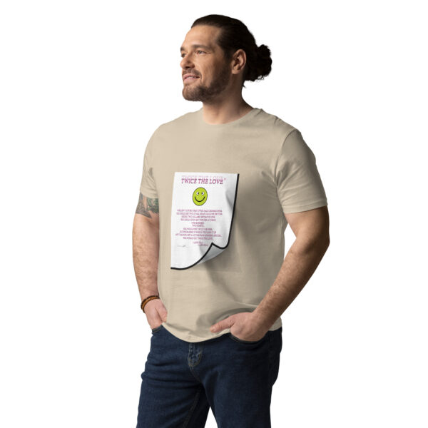 Twice The Love organic cotton t-shirt Unisex - Image 36
