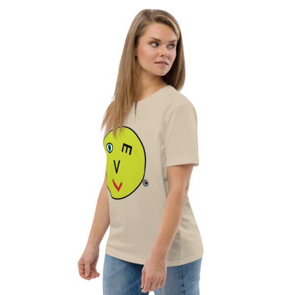 Love Smiley Face | Unisex organic cotton t-shirt - Image 89