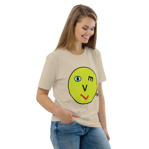 Love Smiley Face | Unisex organic cotton t-shirt - Image 90