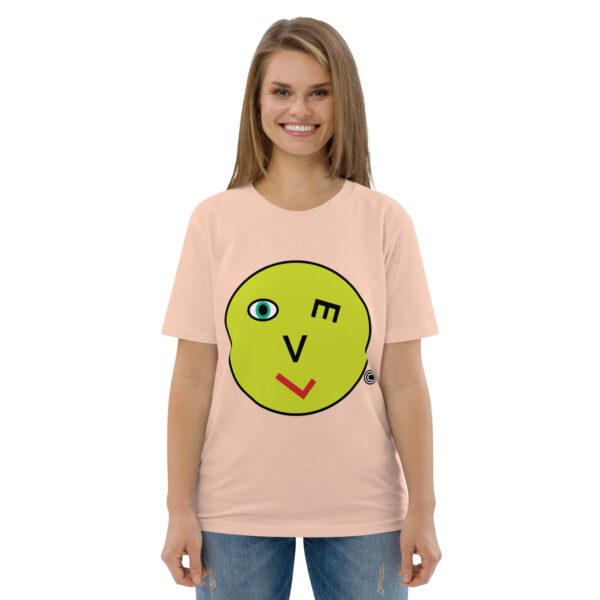 Love Smiley Face | Unisex organic cotton t-shirt - Image 93