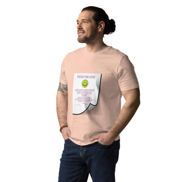 Twice The Love organic cotton t-shirt Unisex - Image 39