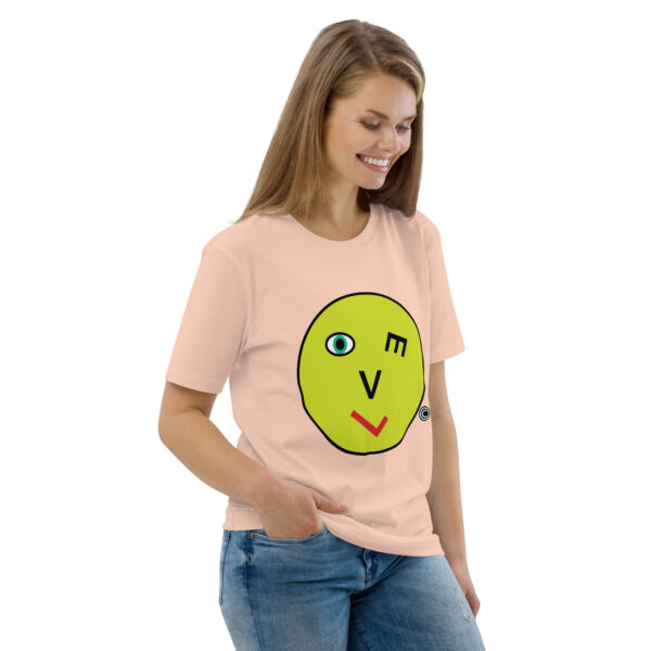 Love Smiley Face | Unisex organic cotton t-shirt - Image 98